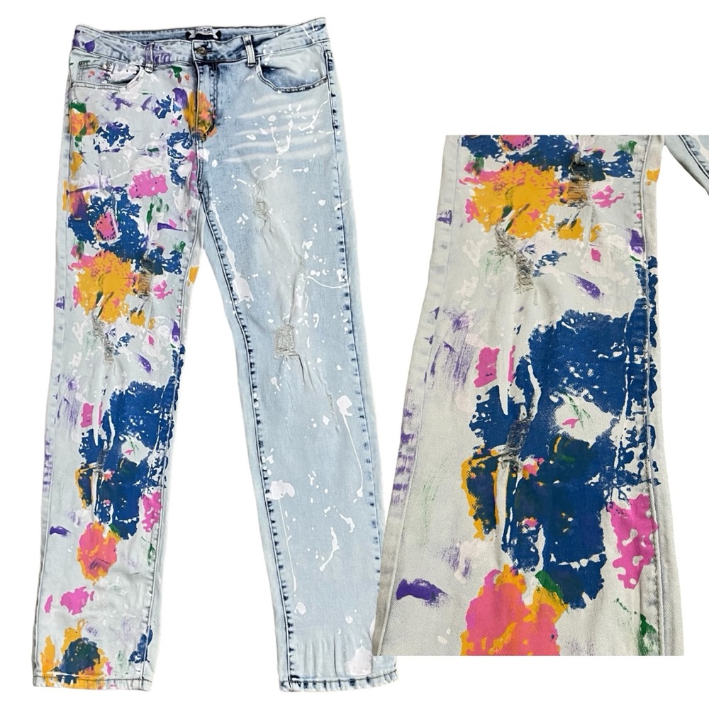 Amazing Painted Jeans!